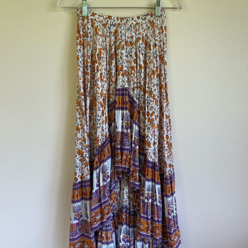 Spell Gypsy Castaway High Low Skirt Small